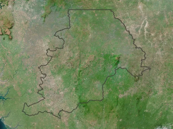 Northern Province Sierra Leone High Resolution Satellite Map — Stock Photo, Image