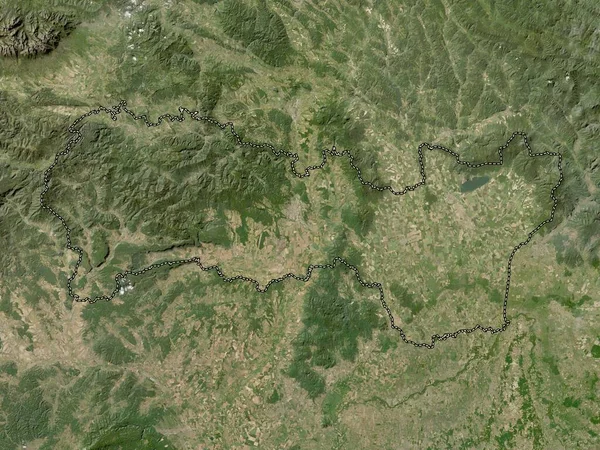 Kosicky Región Eslovaquia Mapa Satelital Baja Resolución — Foto de Stock
