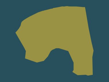 Bakool, region of Somalia. Solid color shape