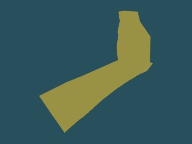 Shabeellaha Hoose, region of Somalia. Solid color shape
