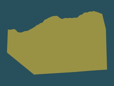 Sanaag, region of Somalia. Solid color shape