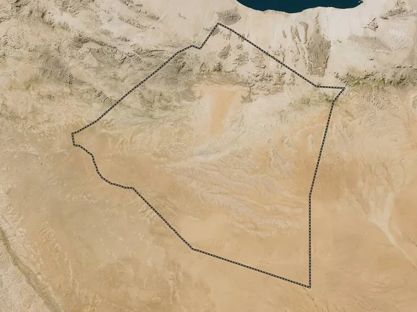 Maroodi Jeex Region Somalia Low Resolution Satellite Map — Stock Photo, Image