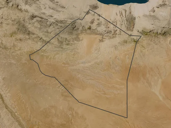 Maroodi Jeex Region Somaliland Low Resolution Satellite Map — Stock Photo, Image