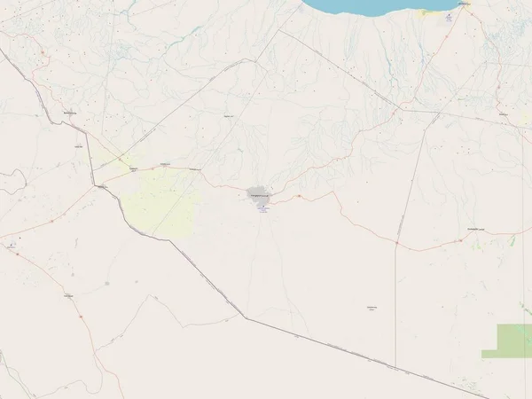 Maroodi Jeex Region Somaliland Open Street Map — Stock Photo, Image
