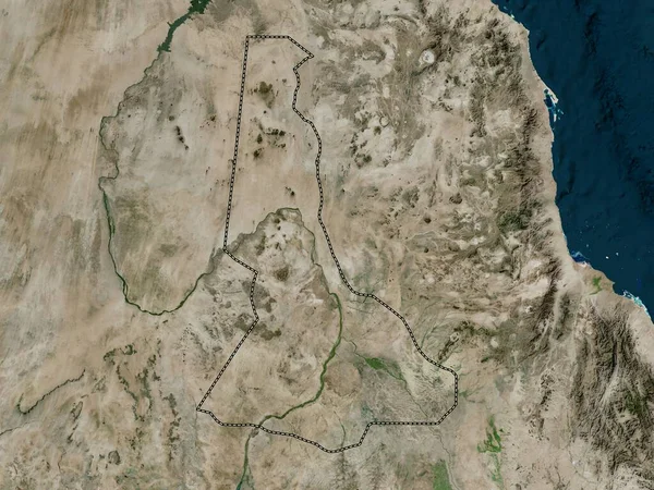 Rzeka Nilu Stan Sudan Mapa Google Wysokiej Rozdzielczości — Zdjęcie stockowe