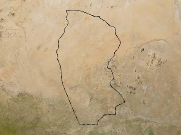 Δυτικό Κουρντουφάν Πολιτεία Του Σουδάν Χάρτης Δορυφόρου Χαμηλής Ανάλυσης — Φωτογραφία Αρχείου