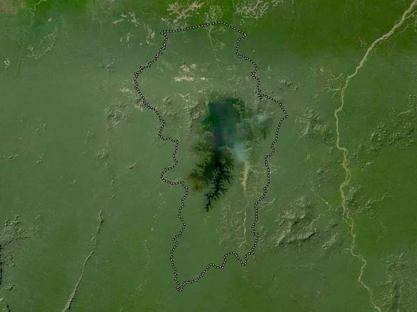 Brokopondo District Suriname Low Resolution Satellite Map — Stock Photo, Image
