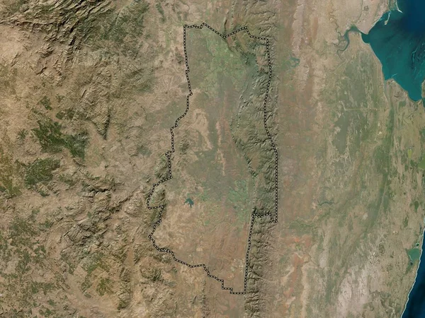 Lubombo Distrito Eswatini Mapa Satelital Baja Resolución —  Fotos de Stock