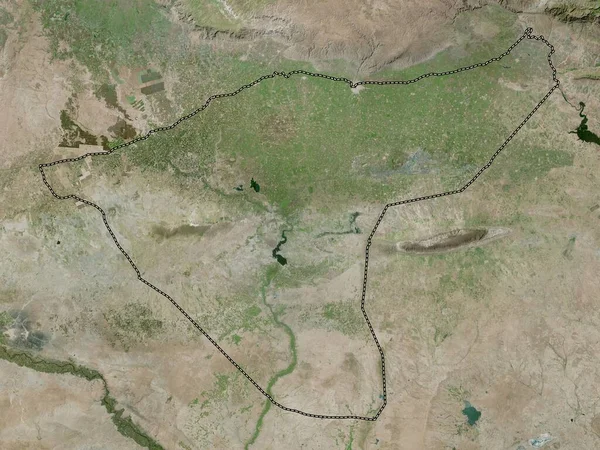 Эль Хасака Провинция Сирия Карта Высокого Разрешения — стоковое фото