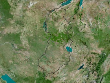 Singida, region of Tanzania. High resolution satellite map