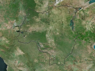 Tabora, region of Tanzania. High resolution satellite map