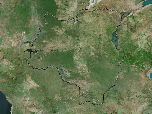 Tabora Región Tanzania Mapa Satélite Alta Resolución — Foto de Stock