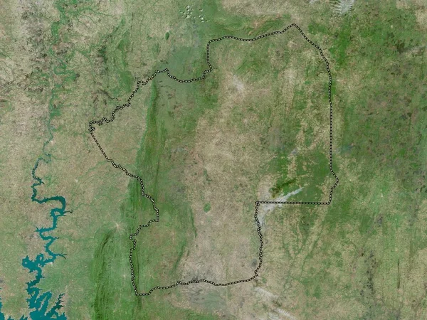 Centrale Región Togo Mapa Satélite Alta Resolución — Foto de Stock