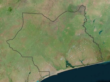 Maritime, region of Togo. High resolution satellite map