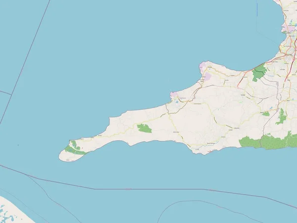 Siparia Region Trinidad Tobago Open Street Map — Stock Photo, Image