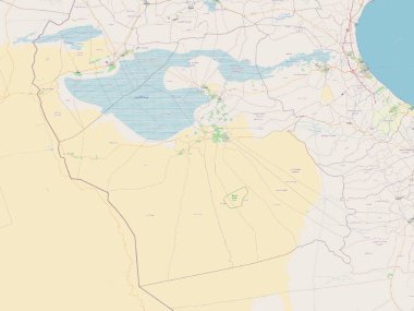 Kebili, governorate of Tunisia. Open Street Map