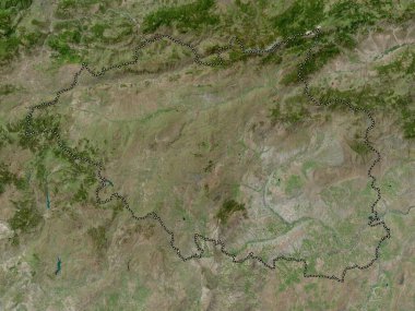 Cankiri, province of Turkiye. High resolution satellite map