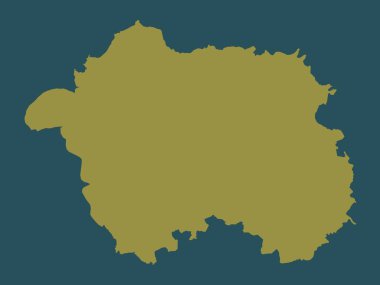 Eskisehir, province of Turkiye. Solid color shape