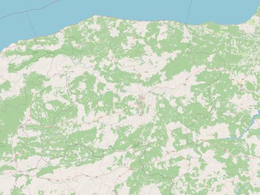 Kastamonu, province of Turkiye. Open Street Map