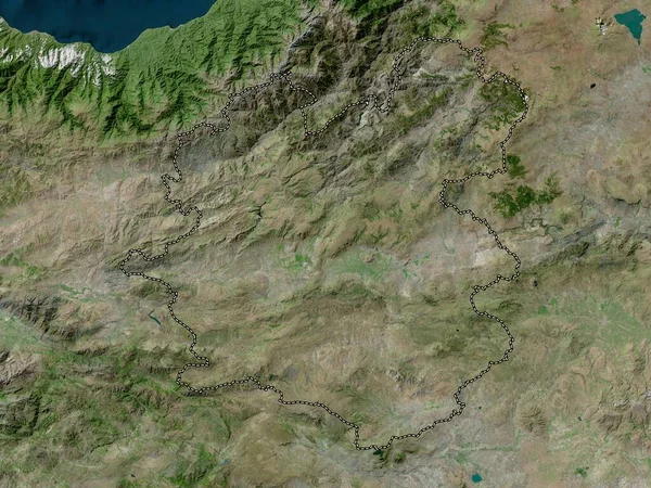 Erzurum Province Turkiye High Resolution Satellite Map — Fotografia de Stock