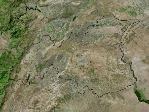 Gaziantep Provincia Turkiye Mapa Satélite Alta Resolución — Foto de Stock