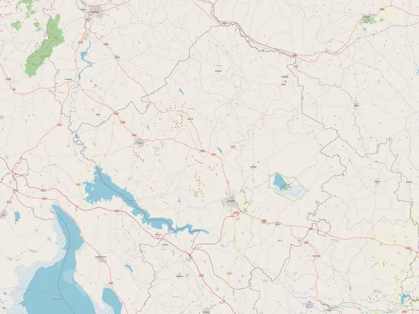 Krsehir Provincia Turkiye Mapa Calle Abierto —  Fotos de Stock