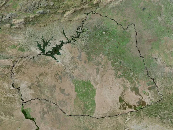 Sanlurfa Province Turkiye High Resolution Satellite Map — Stock Photo, Image