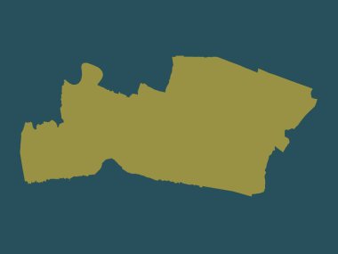 Samut Prakan, province of Thailand. Solid color shape