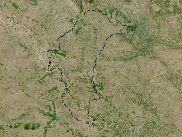 タイ王国のヤソン県 低解像度衛星地図 — ストック写真