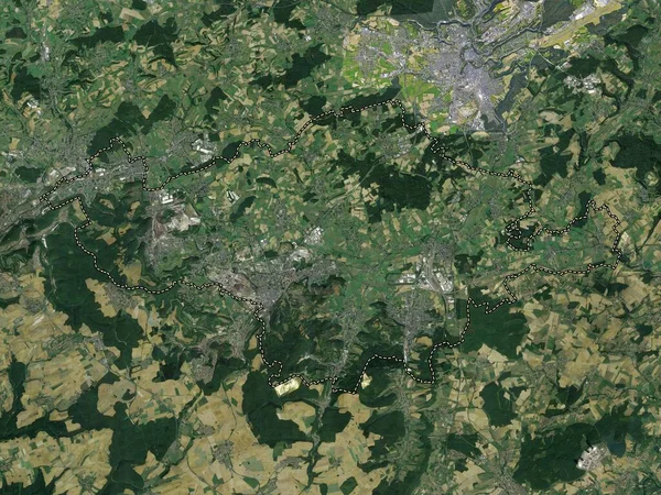 Кантон Сюр Альзетт Кантон Люксембург Карта Высокого Разрешения — стоковое фото