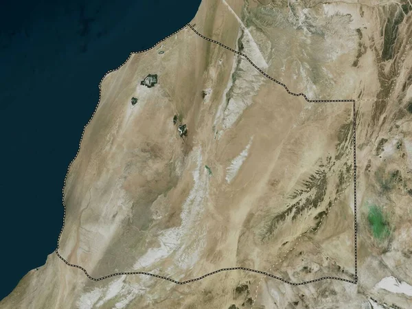 Boujdour Провинция Западная Сахара Карта Высокого Разрешения — стоковое фото