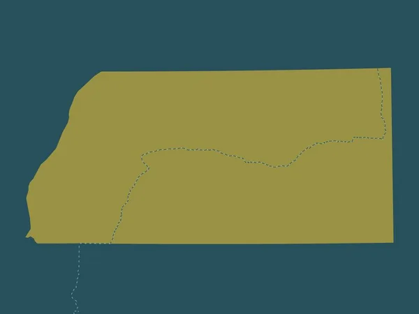 西サハラ州のセマラ 単色形状 — ストック写真