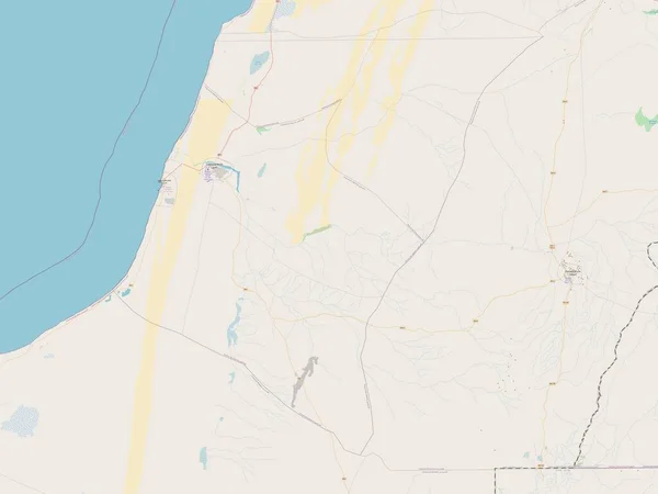 Laayoune Sakia Hamra Province Western Sahara Open Street Map — Stock Photo, Image