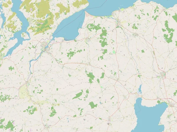 Londonderry Región Irlanda Del Norte Mapa Calle Abierto — Foto de Stock