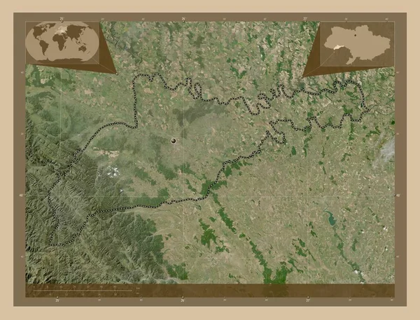 Chernivtsi Regione Ucraina Mappa Satellitare Bassa Risoluzione Mappa Della Posizione — Foto Stock