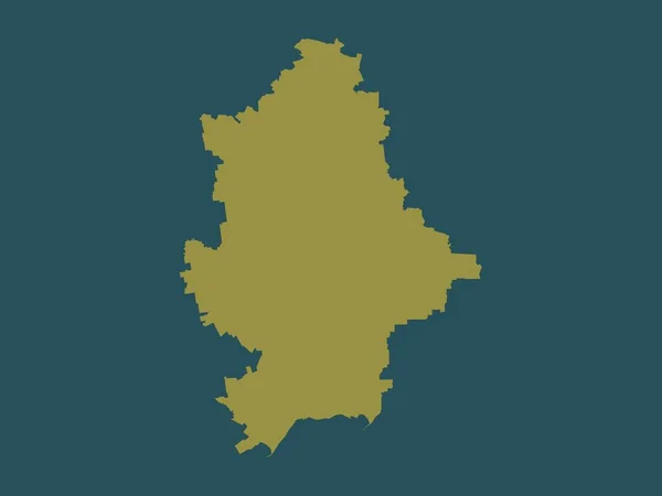 ドネッツ ウクライナの地域 単色形状 — ストック写真