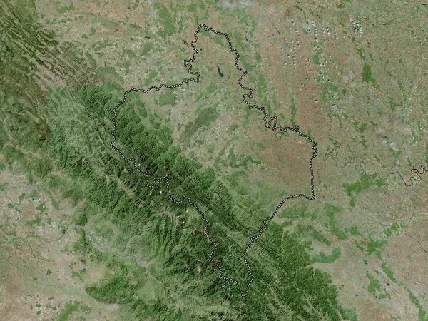 Ivano Frankivs Regione Ucraina Mappa Satellitare Alta Risoluzione — Foto Stock
