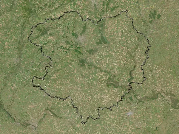 Kharkiv Região Ucrânia Mapa Satélite Baixa Resolução — Fotografia de Stock