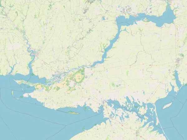 Cherson Region Der Ukraine Open Street Map — Stockfoto
