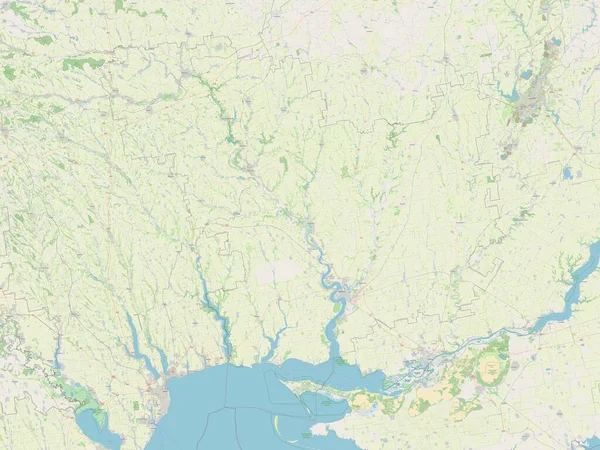 Mykolayiv Región Ucrania Mapa Calle Abierto —  Fotos de Stock