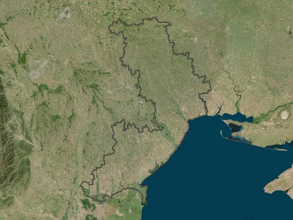 Odessa Region Ukrainy Mapa Satelitarna Niskiej Rozdzielczości — Zdjęcie stockowe