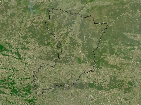 Rivne Region Ukraine Low Resolution Satellite Map — Stock Photo, Image