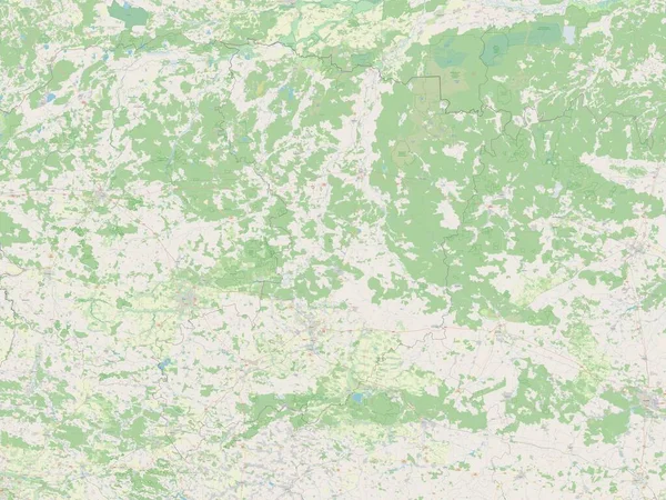 Rivne Region Ukraine Open Street Map — Stock Photo, Image