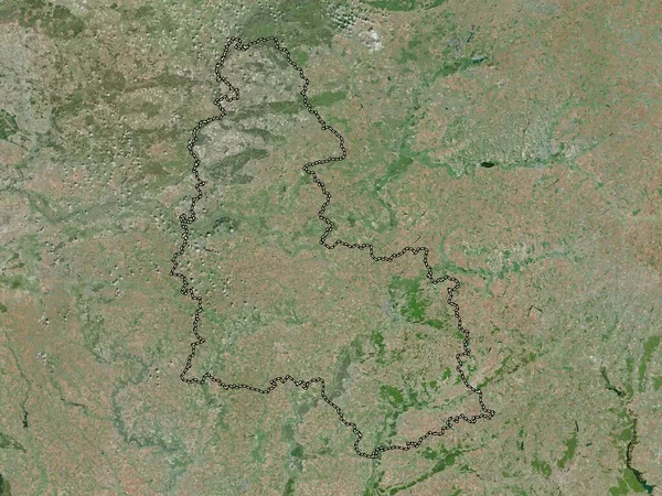 Sumy Ukrayna Bölgesi Yüksek Çözünürlüklü Uydu Haritası — Stok fotoğraf
