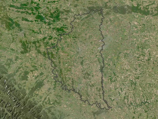 Ternopil Region Ukraine Low Resolution Satellite Map — Stock Photo, Image
