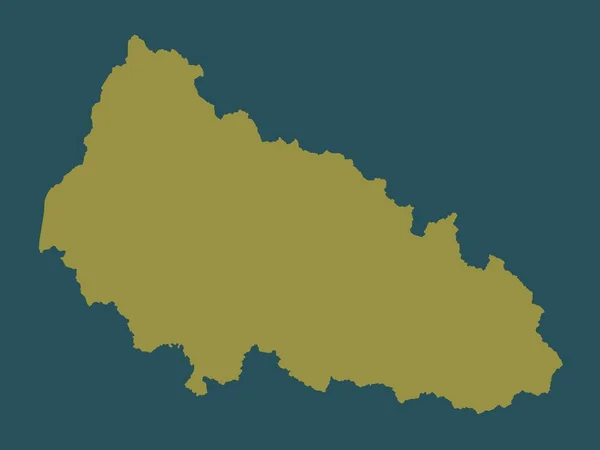 トランスカルパティア ウクライナの領域 単色形状 — ストック写真