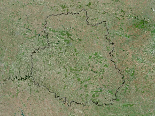 Vinnytsya Região Ucrânia Mapa Satélite Alta Resolução — Fotografia de Stock