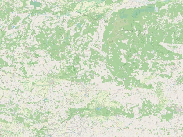 Rivne Region Ukraine Open Street Map — Stock Photo, Image