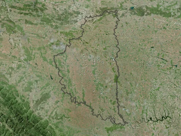 Ternopil Region Ukraine High Resolution Satellite Map — Stock Photo, Image