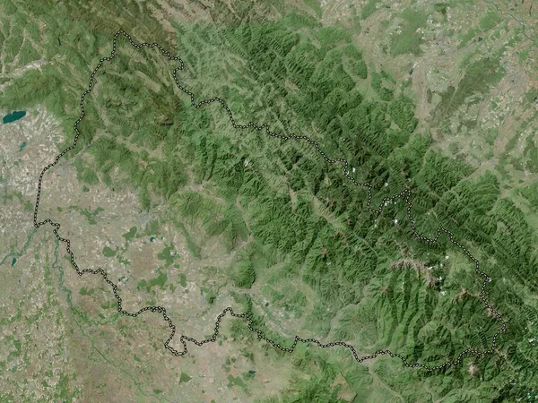Transkarpati Regionen Ukraina Högupplöst Satellitkarta — Stockfoto